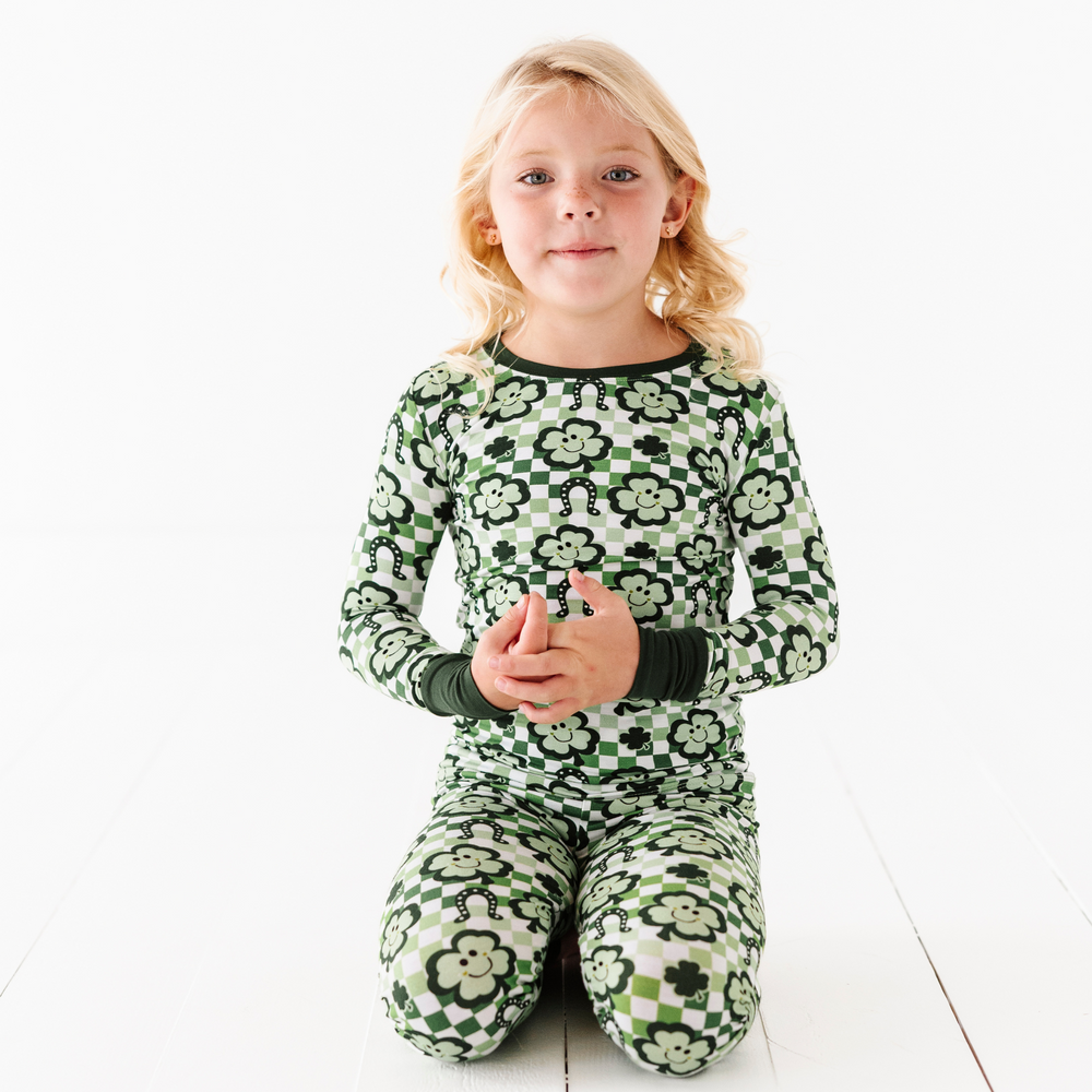 
                      
                        We Love to Paddy Toddler/Kids Pajamas - Long Sleeve and Pants
                      
                    