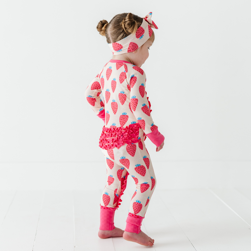 
                      
                        You're My Jam Strawberry Convertible Footies with Ruffle
                      
                    