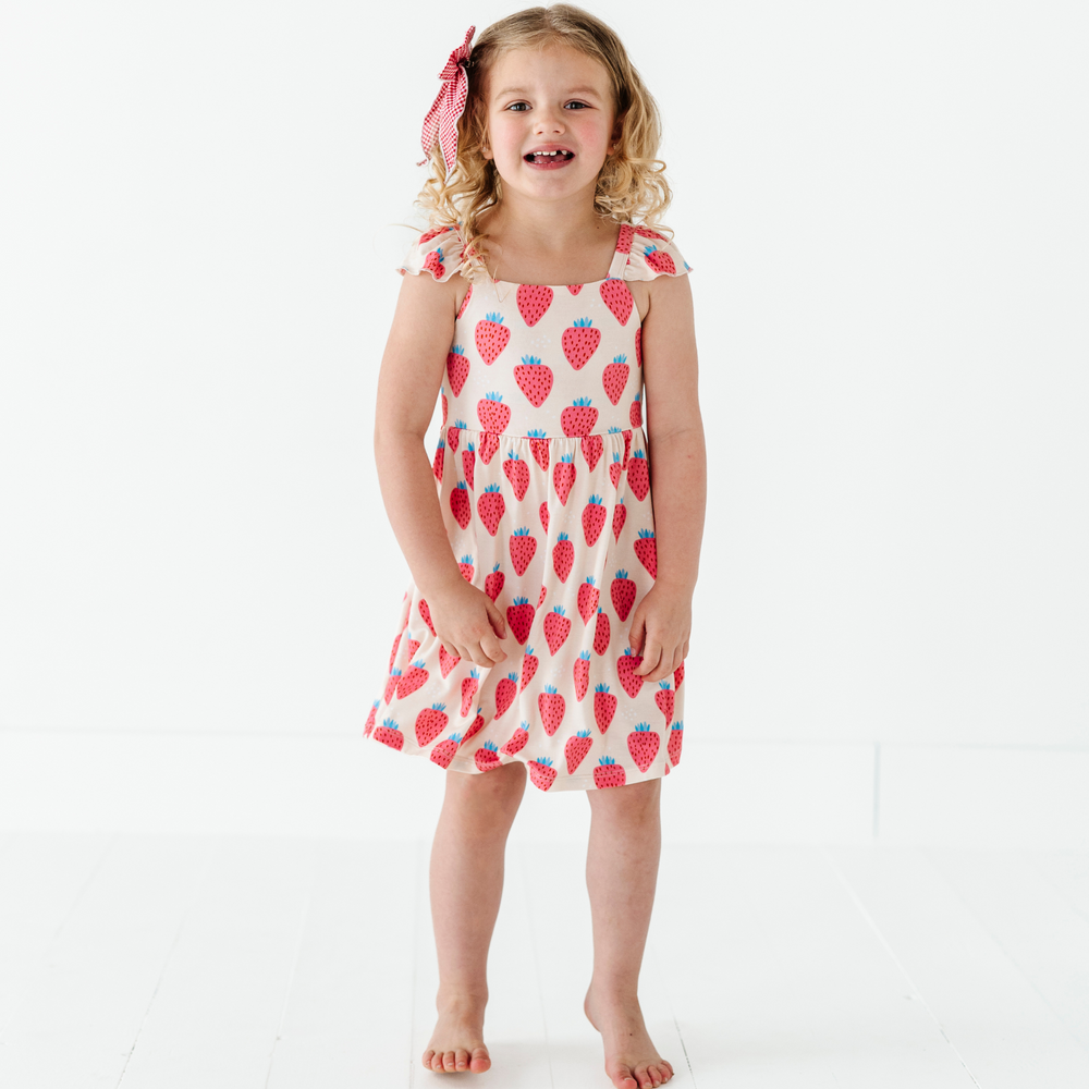 
                      
                        You're My Jam Strawberry Toddler/Girls Dress
                      
                    