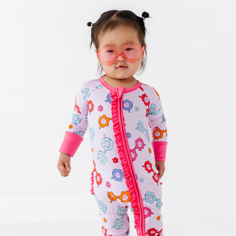 Sunny With a Side of Sass Convertible Footies With Ruffle