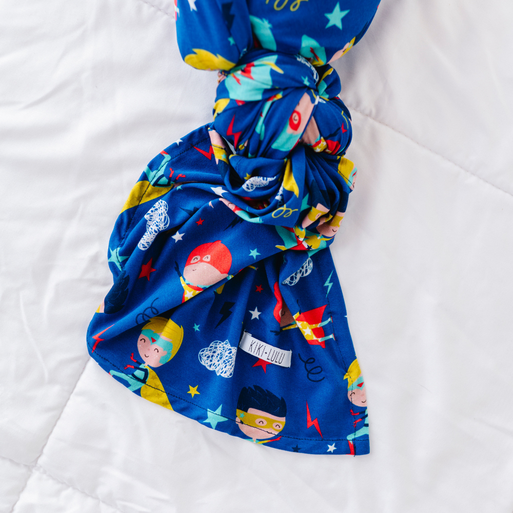 
                      
                        Cozy & Courageous Superhero Swaddle Set with Hat
                      
                    