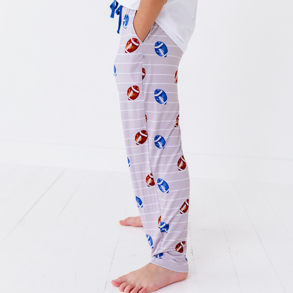 
                      
                        Teen in Football Lounge Pants
                      
                    