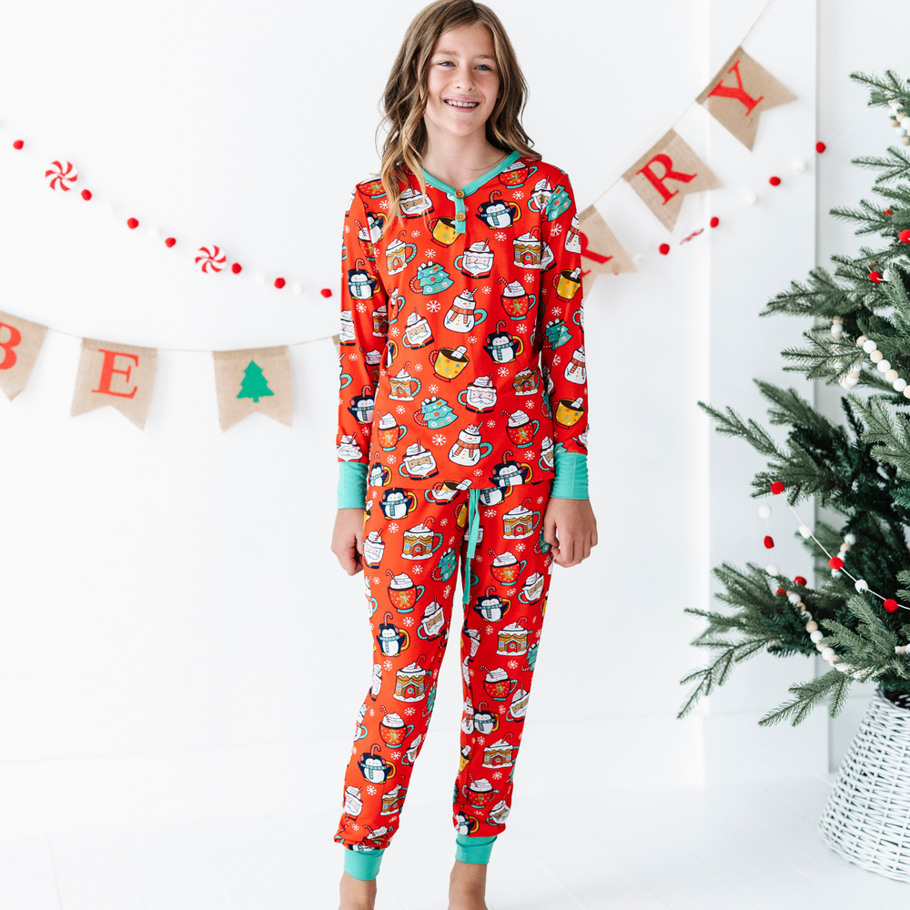 Wake me Up Before You Cocoa Pajama Set - Bigger Kids (Girls)