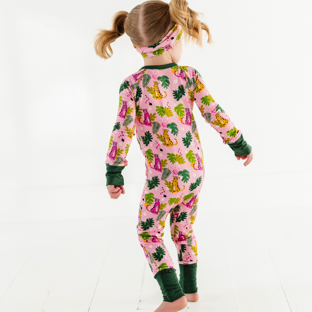 
                      
                        Spot On Cheetah Convertible Footies with Ruffle
                      
                    