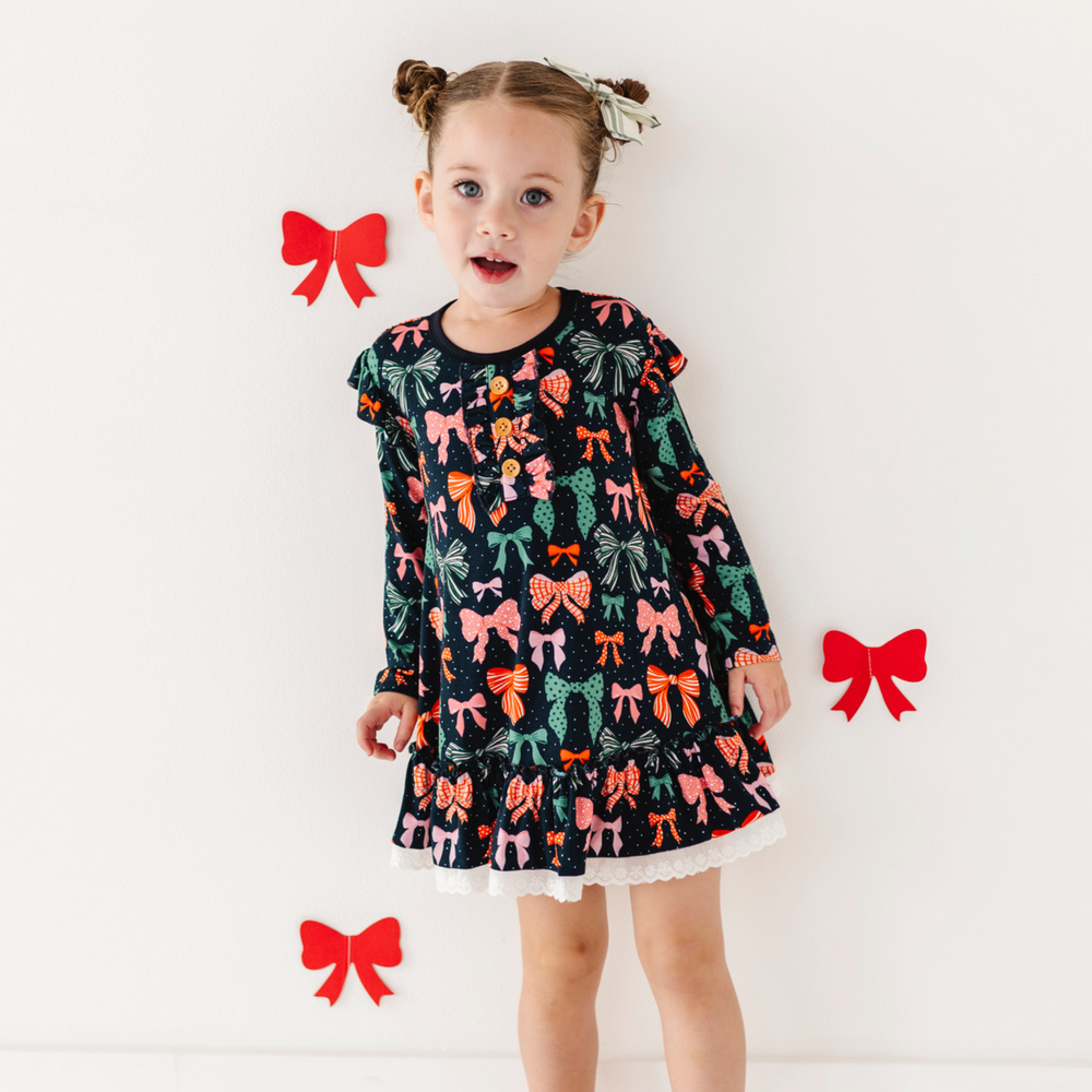 Merry Little Bows Kids Gown