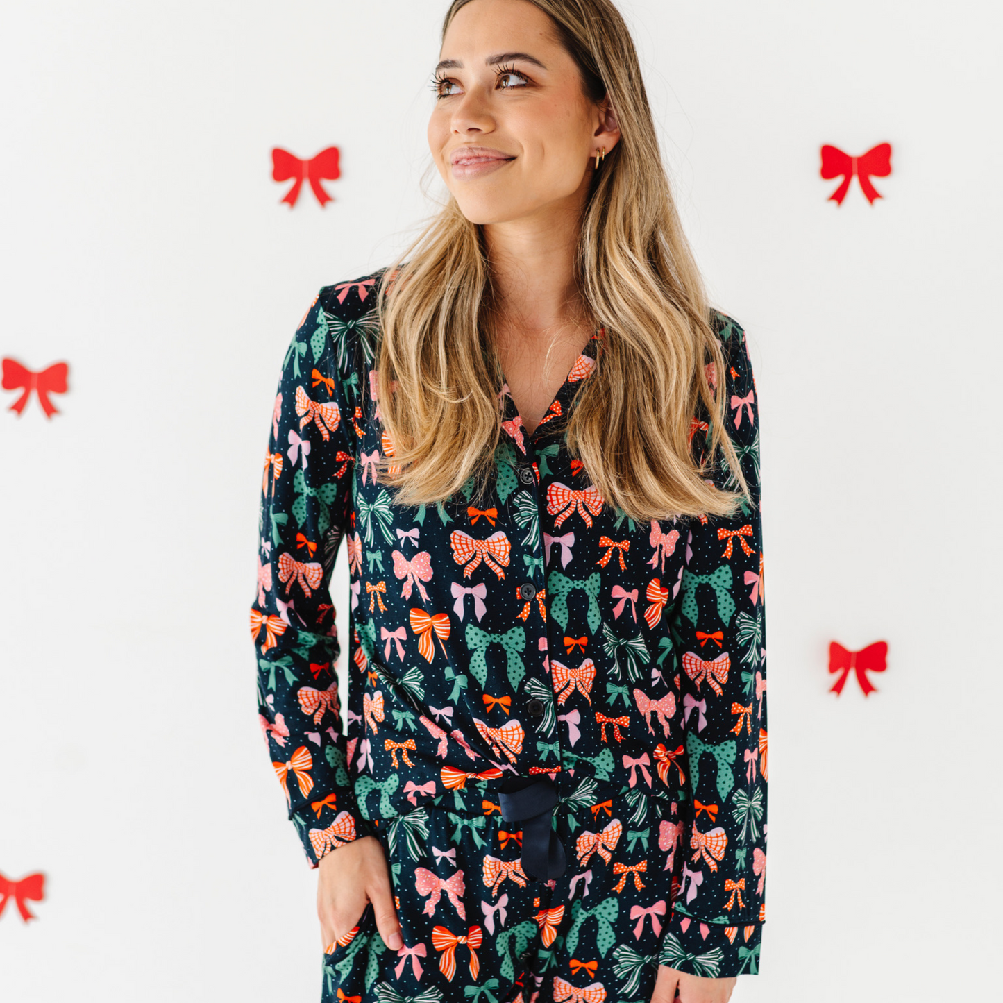 Merry Little Bows Mama Lounge Set