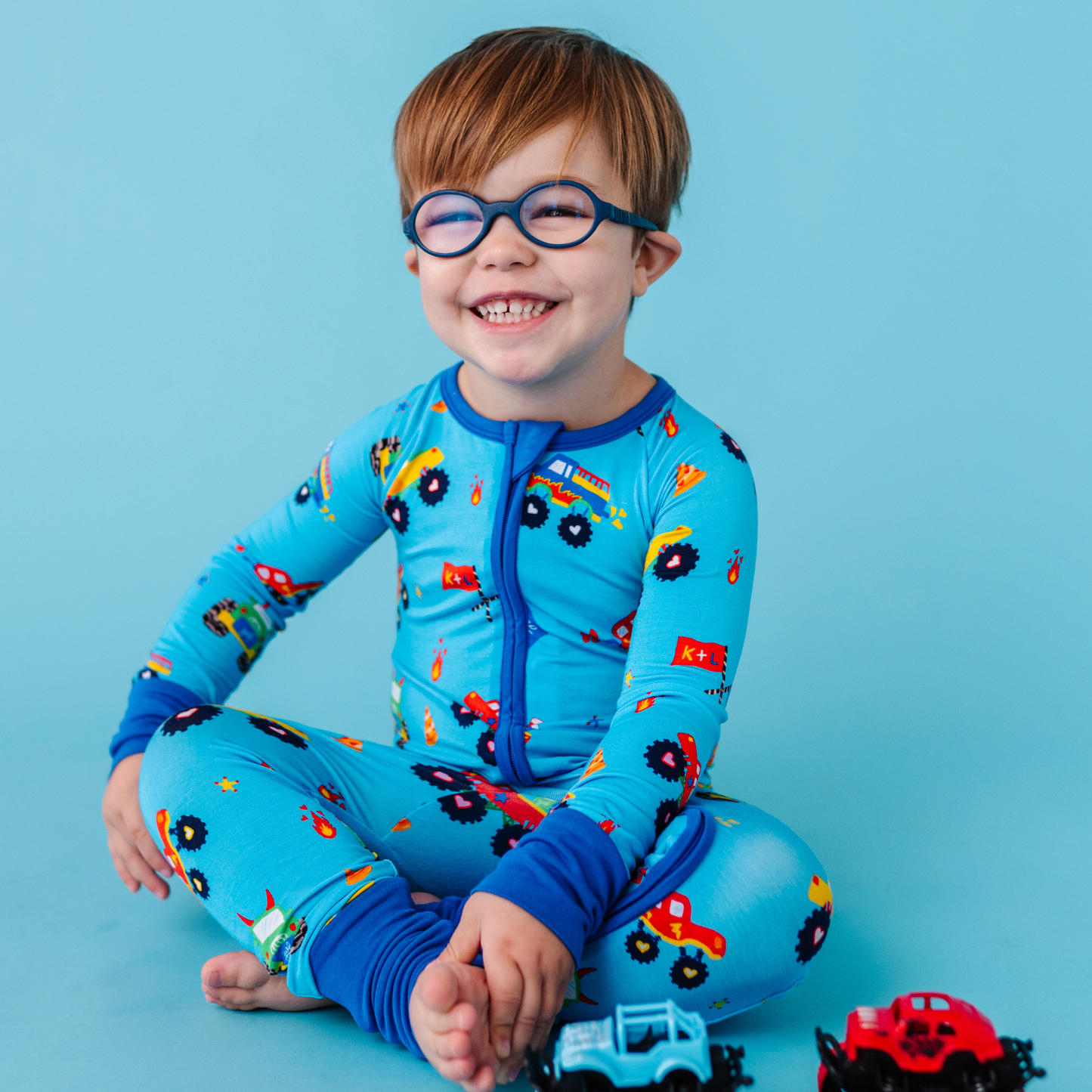 Kiki+Lulu x Young Wild Friedman Monster Truck Convertible Footies