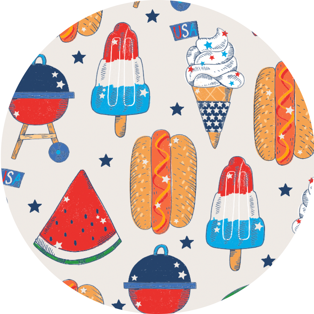 
                      
                        Red, White & BBQ Pom Pom Dress
                      
                    