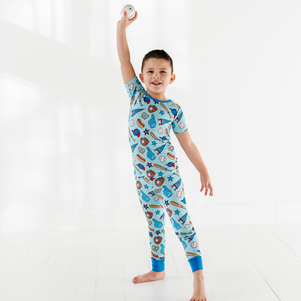 
                      
                        No Place Like Home Blue Baseball Toddler/Big Kid Pajamas
                      
                    