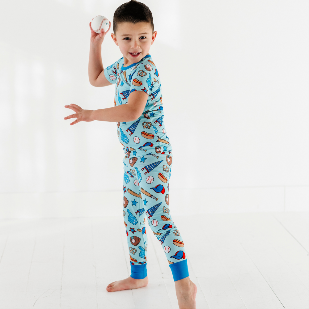 
                      
                        No Place Like Home Blue Baseball Toddler/Big Kid Pajamas
                      
                    